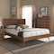 Baxton Studio Zenon Mid-Century Walnut Brown Finished Wood Full Size Platform Bed 156-9407-9419 - alternate 2